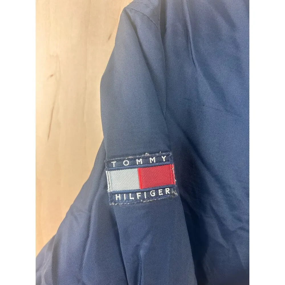 Tommy Hilfiger Vintage Navy Field Jacket Plaid Lined Men’s‎ Medium